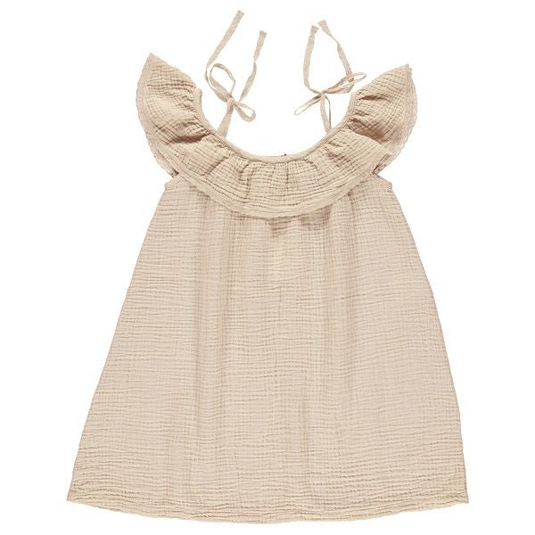 オーガニックコットン ベビーオフショルダードレス Birgita