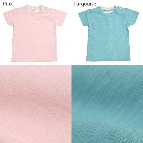 オーガニックコットン キッズスラブTシャツ(半袖)