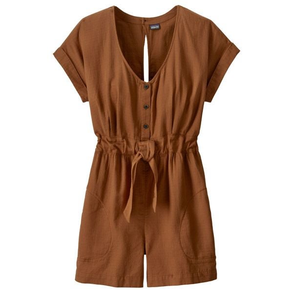 オーガニックコットン ウイメンズ・ガーゼ・ロンパー