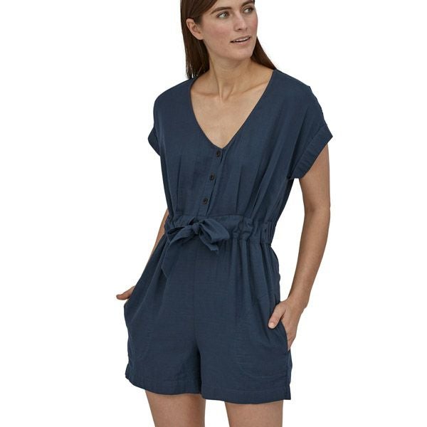 オーガニックコットン ウイメンズ・ガーゼ・ロンパー
