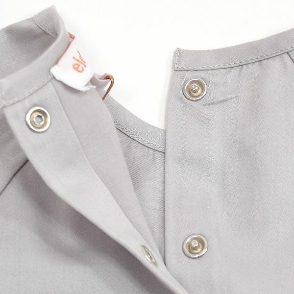 オーガニックコットン ベビー サテンロンパース(半袖) DEVINA