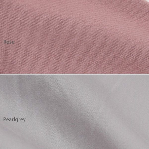 オーガニックコットン ベビー サテンロンパース(半袖) DEVINA