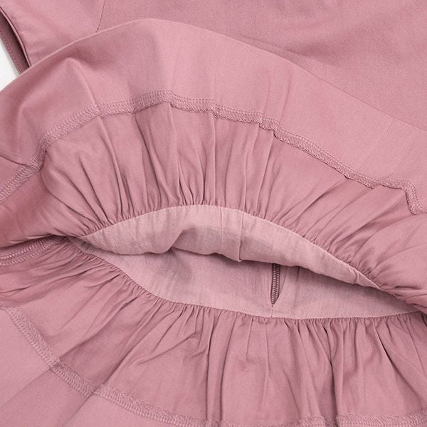 オーガニックコットン ベビー サテンドレス(半袖) LILLIE