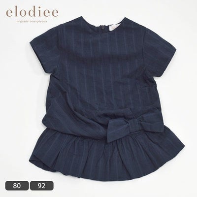 オーガニックコットン ベビー ドビー織りドレス(半袖) LILLIE