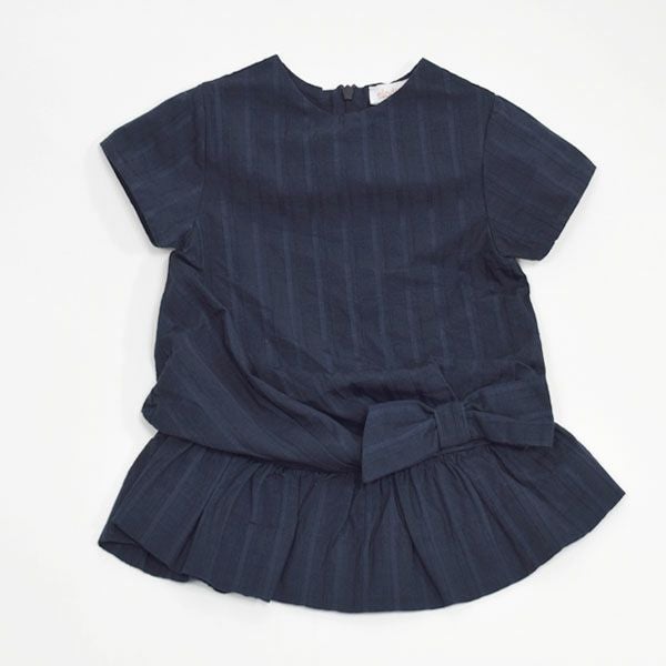 オーガニックコットン ベビー ドビー織りドレス(半袖) LILLIE