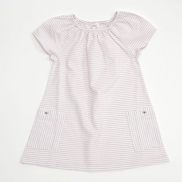 オーガニックコットン ベビー スモッグドレス(半袖)  ELLA