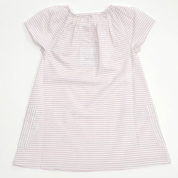 オーガニックコットン ベビー スモッグドレス(半袖)  ELLA