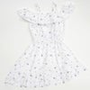 オーガニックコットン キッズ オフショルダードレス フラワー MELODY