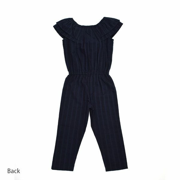 オーガニックコットン キッズ キャップスリーブジャンプスーツ HEDDA