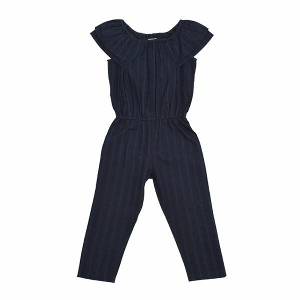 オーガニックコットン キッズ キャップスリーブジャンプスーツ HEDDA
