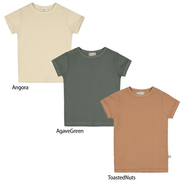 オーガニックコットン キッズワッフルTシャツ(半袖)