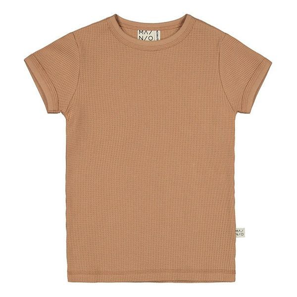 オーガニックコットン キッズワッフルTシャツ(半袖)