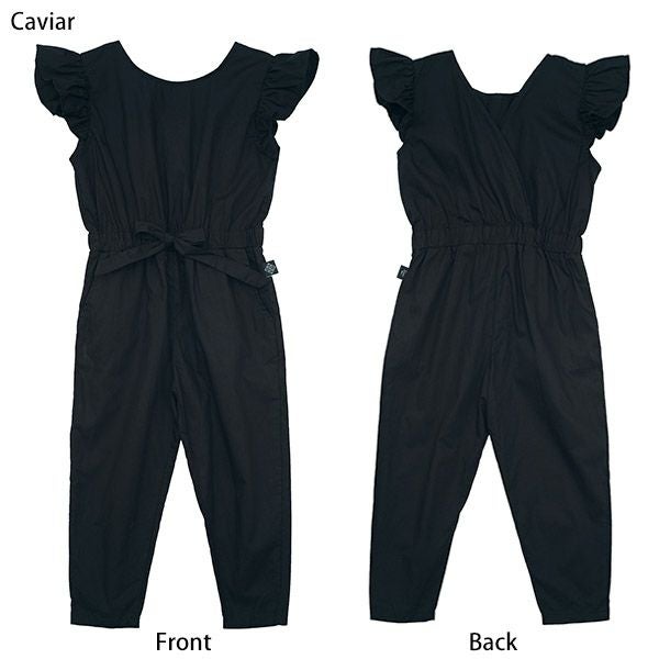 オーガニックコットン キッズフリル袖ジャンプスーツ Mia