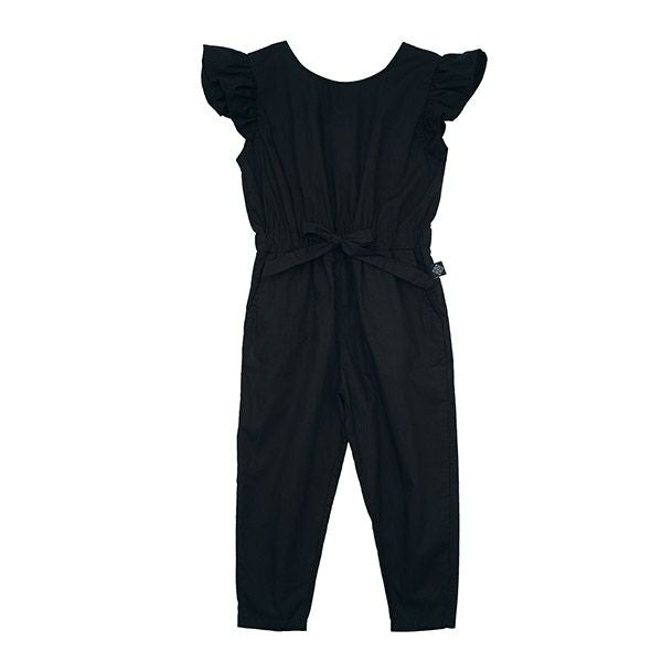 オーガニックコットン キッズフリル袖ジャンプスーツ Mia