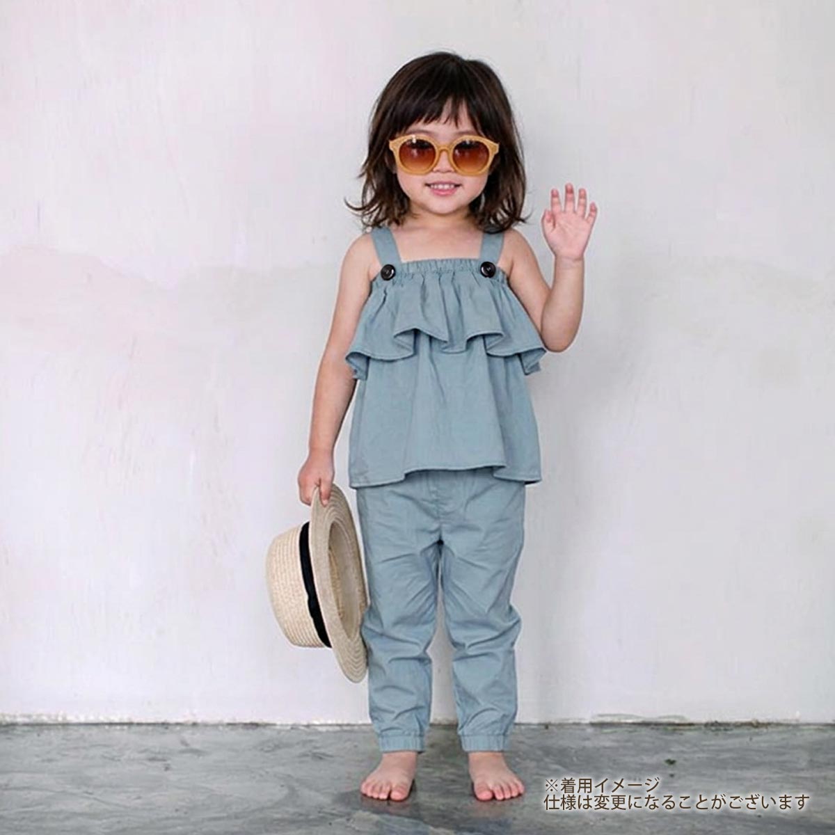 オーガニックコットン キッズ2wayトップスカート Amelie