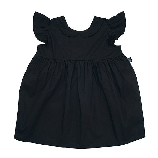 オーガニックコットン キッズフリル袖ドレス Aria