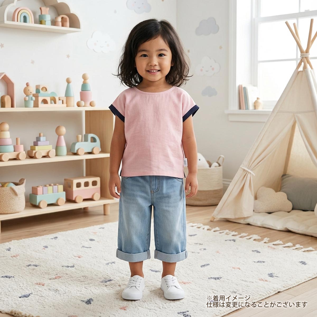 オーガニックコットン キッズリバーシブルトップス Alex