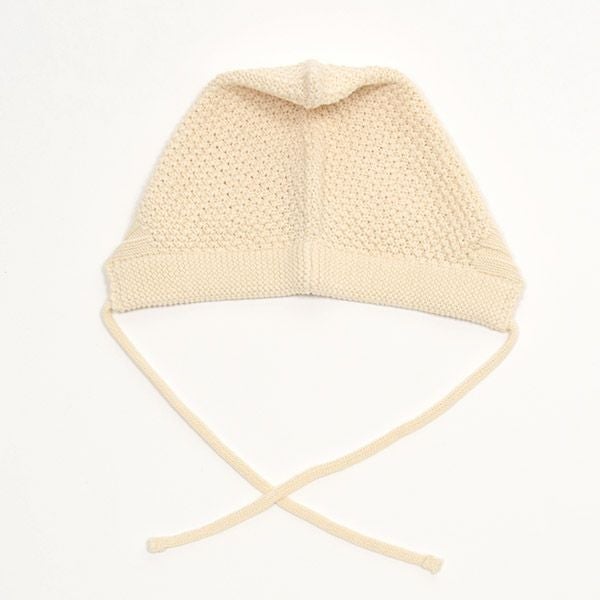 オーガニックコットン ベビーボンネット