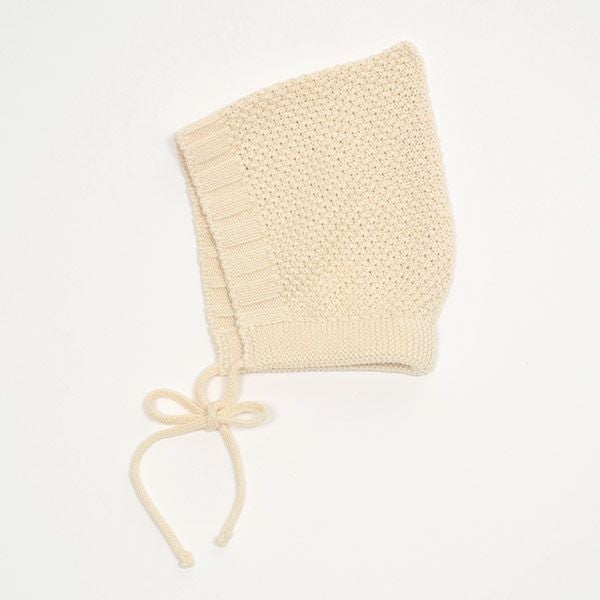 オーガニックコットン ベビーボンネット