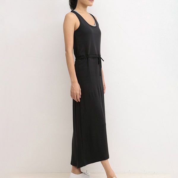 オーガニックコットン マキシ丈タンクドレス