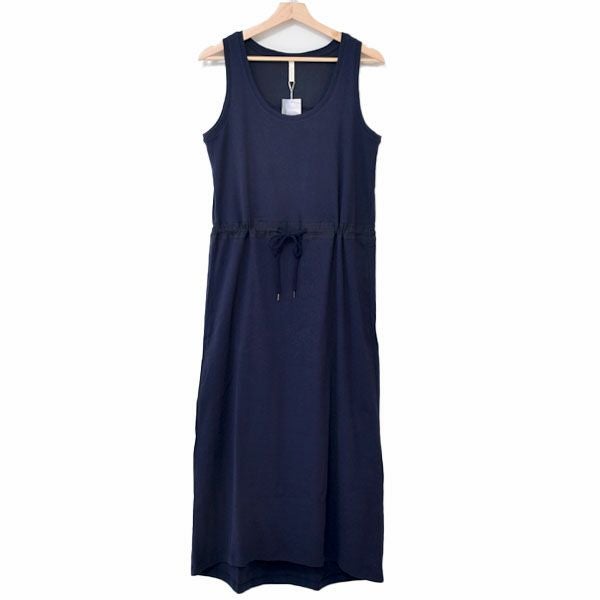 オーガニックコットン マキシ丈タンクドレス