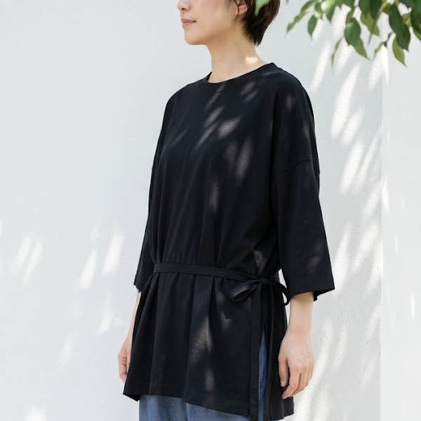 【SALE／30%OFF】オーガニックコットン ボックスTシャツ (7分袖)