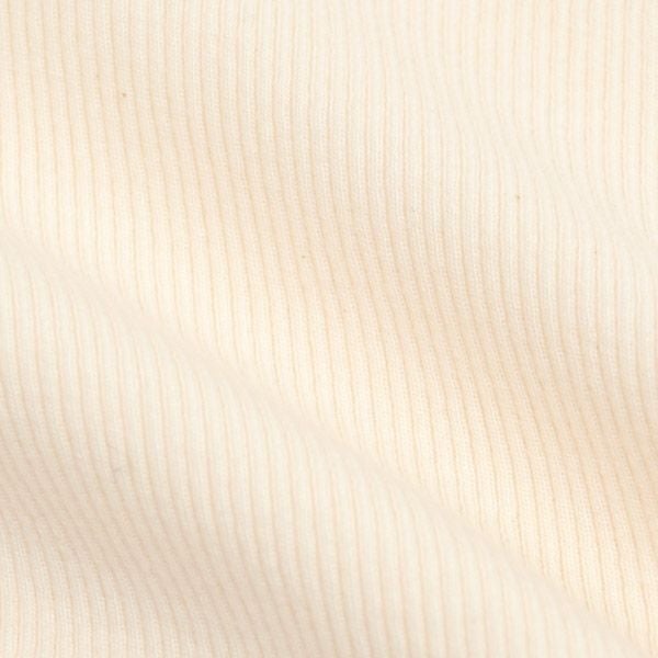 オーガニックコットン ベビーフリル袖リブボディスーツ