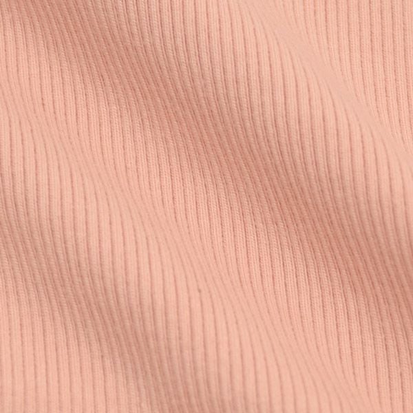 オーガニックコットン ベビーフリル袖リブボディスーツ