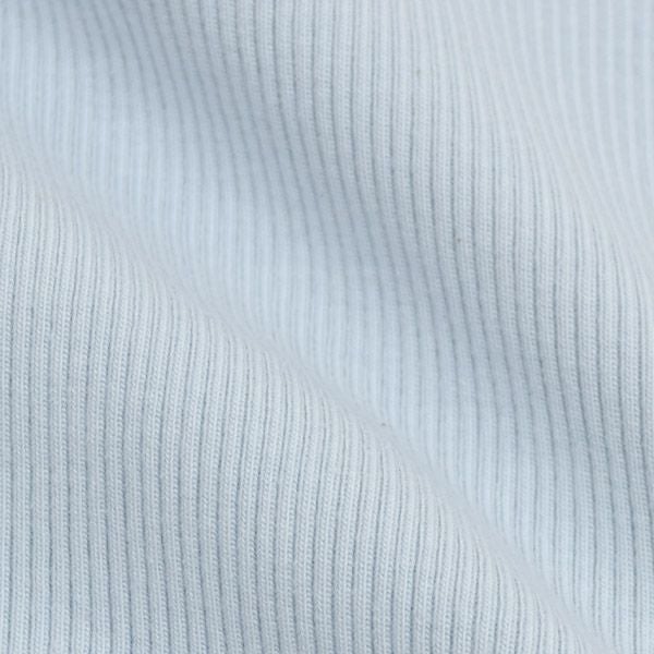 オーガニックコットン ベビーフリル袖リブボディスーツ