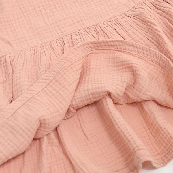 オーガニックコットン キッズダブルガーゼキャミソールドレス