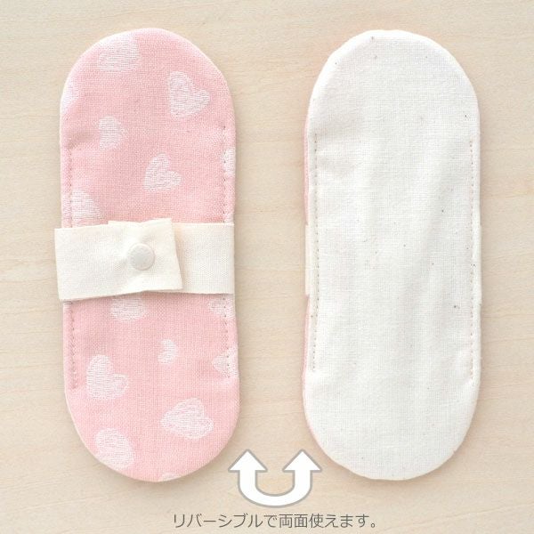 オーガニックコットン リトル布ナプキン ハート