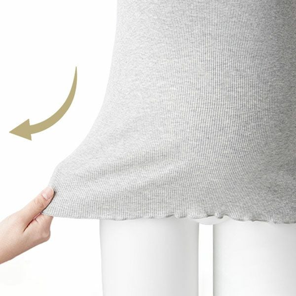 オーガニックコットン 肌にやさしいリブ腹巻き