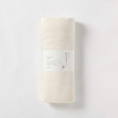 オーガニックコットン サテン掛け布団カバーナチュラル150×210