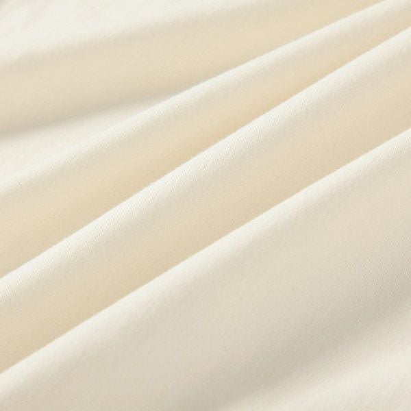 オーガニックコットン サテンフラットシーツナチュラル150×250