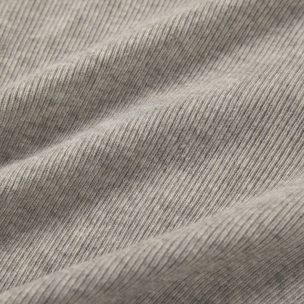 オーガニックコットン＆ヤク チューブテレコタートル(長袖)グレー M