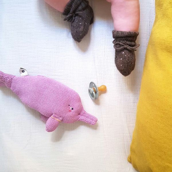 【SALE／30%OFF】 オーガニックコットン あみぐるみ BOTO-TheAmazonPinkDolphin