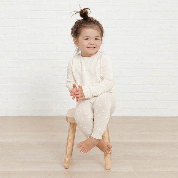 【SALE／30%OFF】 オーガニックコットン ベビーニットパンツ