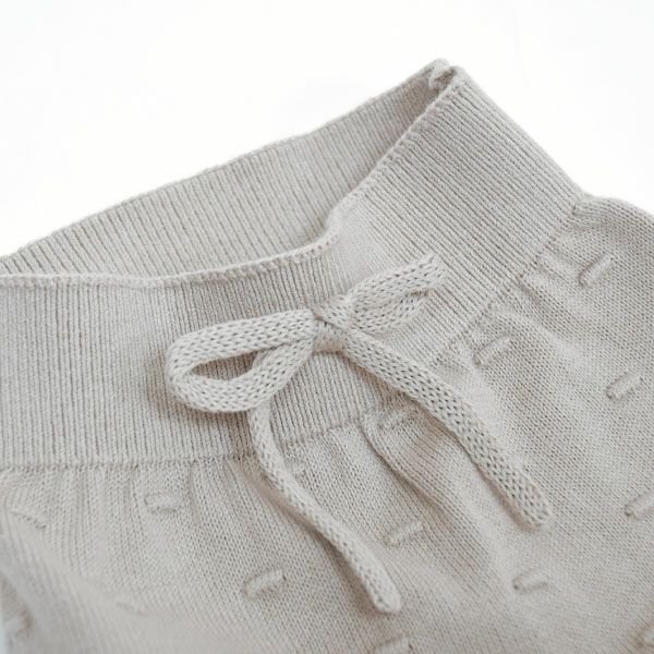 【SALE／30%OFF】 オーガニックコットン ベビーニットパンツ