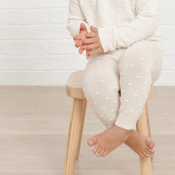 【SALE／30%OFF】 オーガニックコットン ベビーニットパンツ