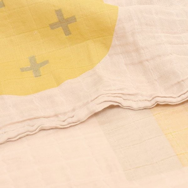 オーガニックコットン モスリンスワドルScarf Rainbow