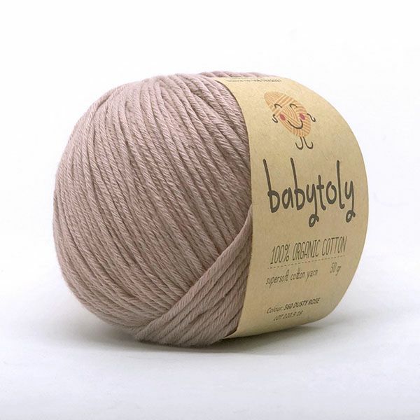 オーガニックコットン Supersoft Cotton yarn 50g DustyRose