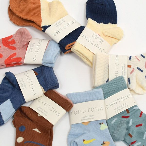 オーガニックコットン キッズソックスN.7