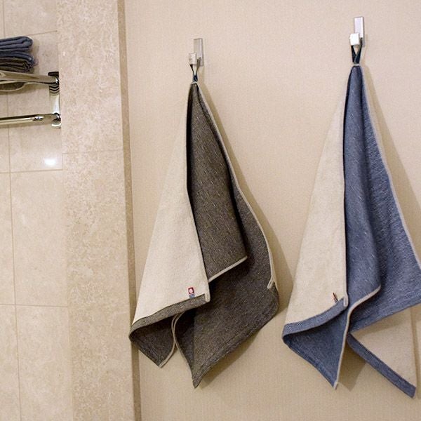 オーガニックコットン トラッド シャンブレーフェイスタオル