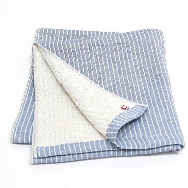 オーガニックコットン トラッド ストライプバスタオル