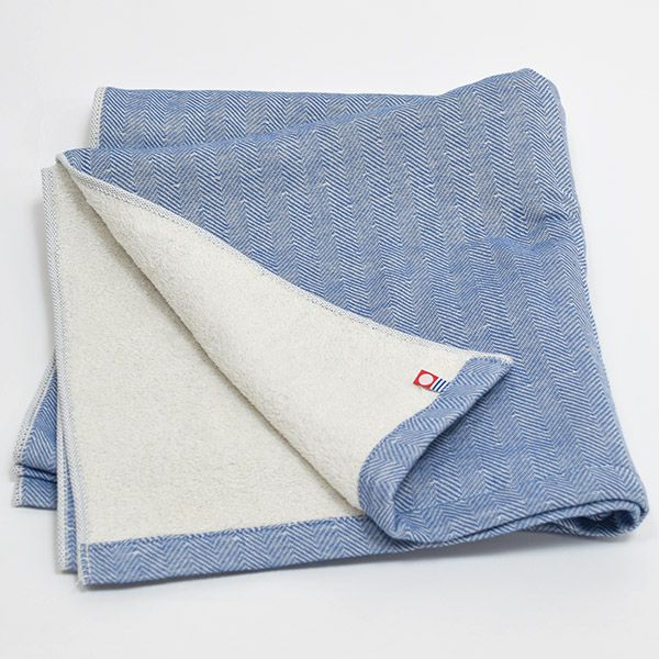 オーガニックコットン トラッド ヘリンボーンバスタオル
