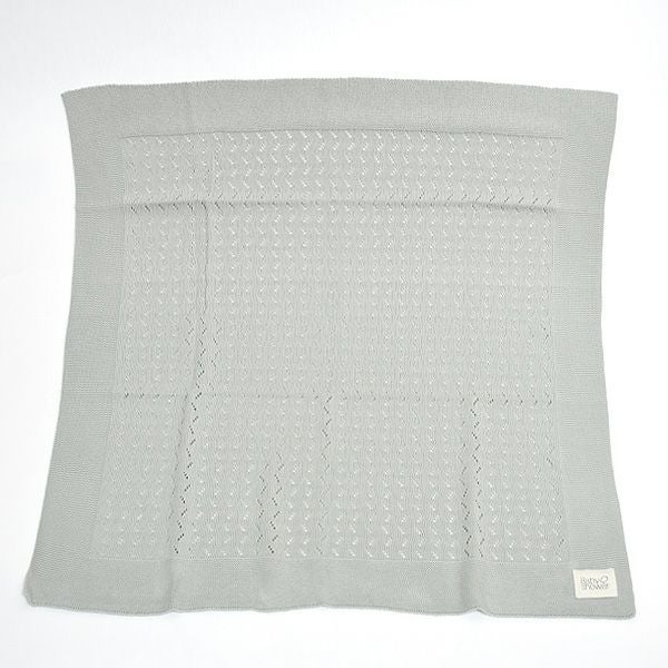 オーガニックコットン ニットブランケット