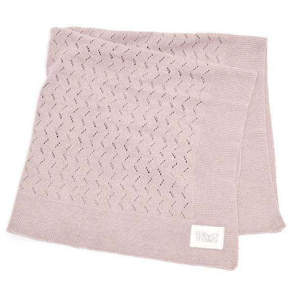 オーガニックコットン ニットブランケット