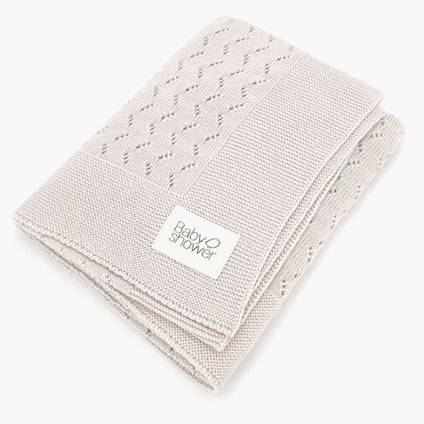 オーガニックコットン ニットブランケット