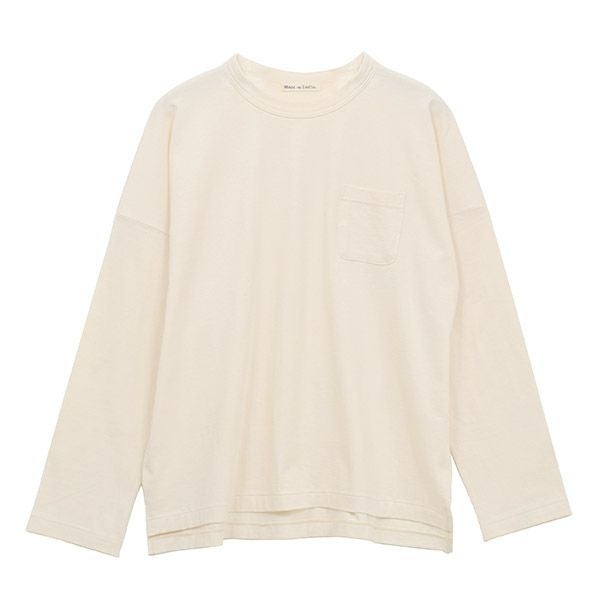 オーガニックコットン ドロップショルダープルオーバー（長袖）