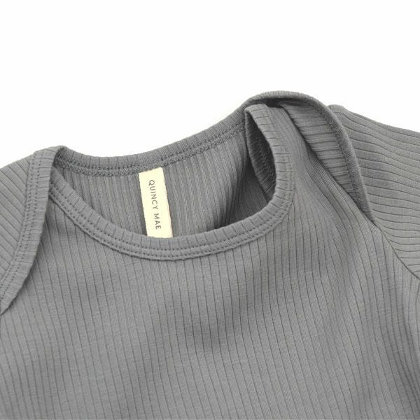 オーガニックコットン ベビーリブTシャツ（長袖）